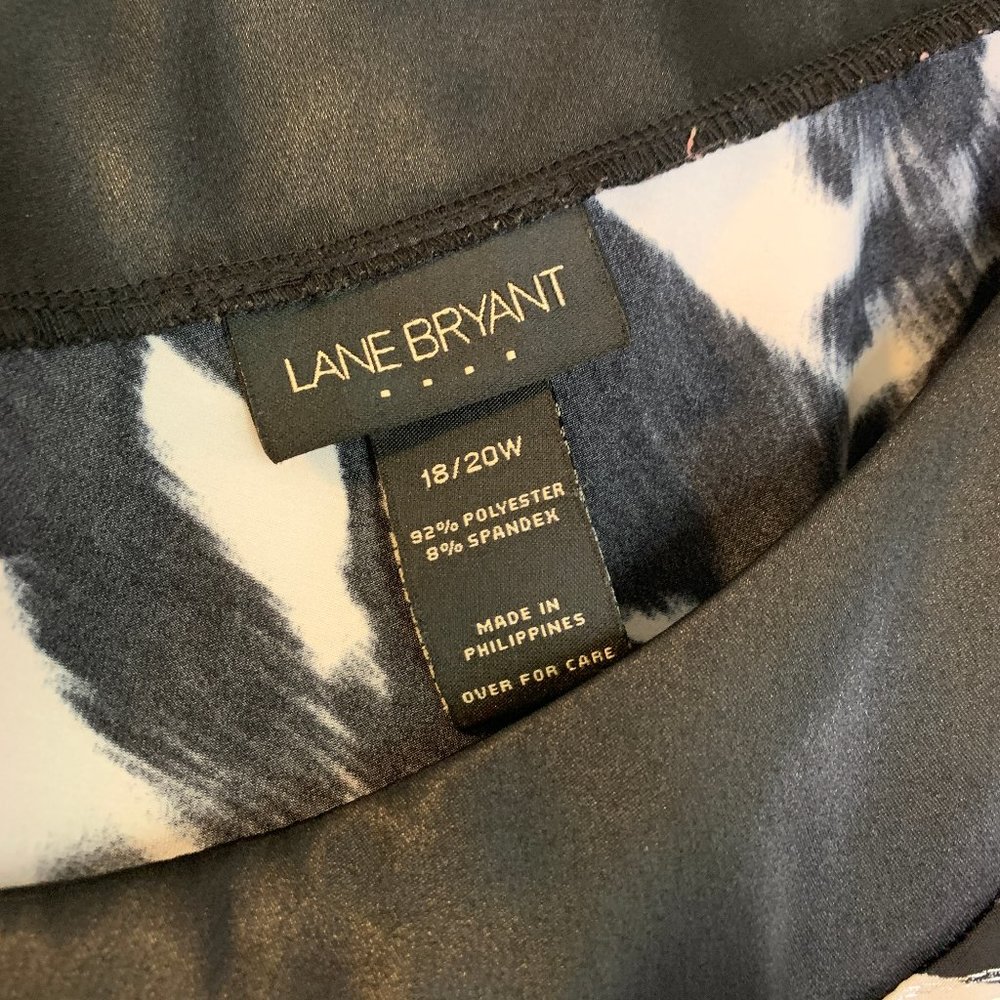 Lane Bryant Zebra Print, Unique Sparkling Top, Wo… - image 3